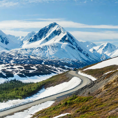 Majestic peaks and vast tundra at Denali National Park, Alaska.