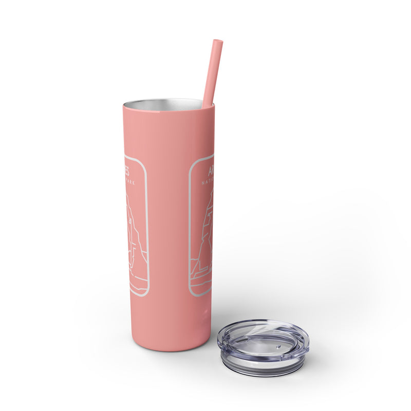 Arches National Park Skinny Tumbler with Straw, 20oz