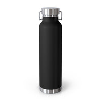 Stainless steel water bottle featuring a unique design with Mount Rainier National Park imagery.