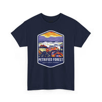 Petrified Forest National Park T-Shirt with Vibrant Landscape Illustration