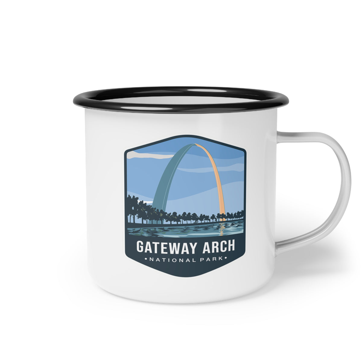 Gateway Arch National Park Enamel Camp Cup