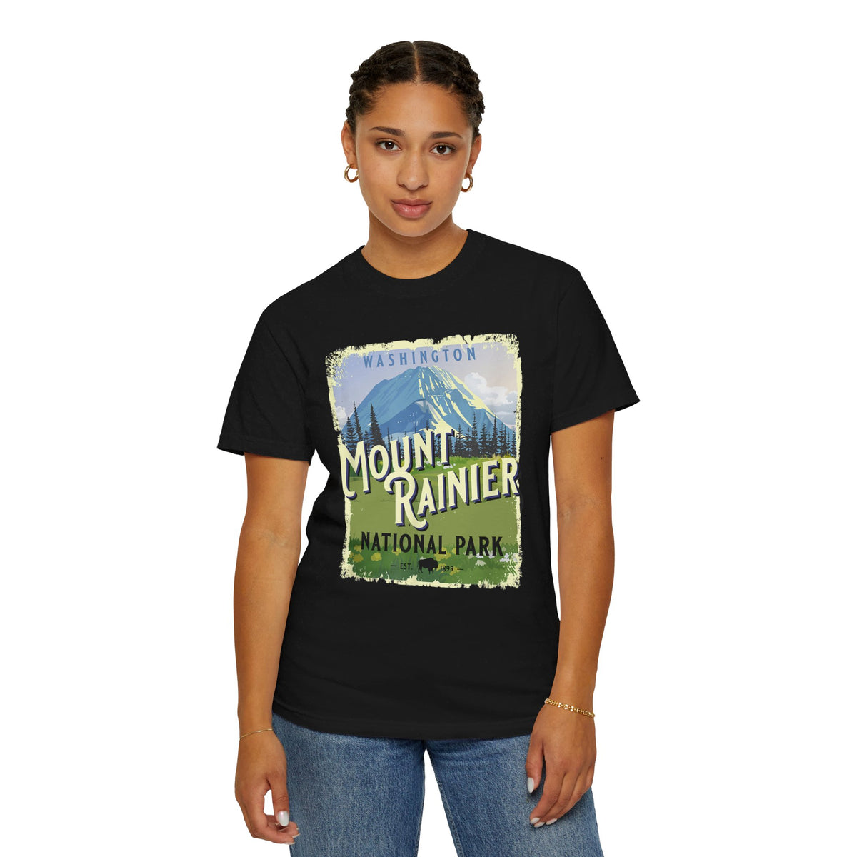 Mount Rainier National Park Souvenir Tee