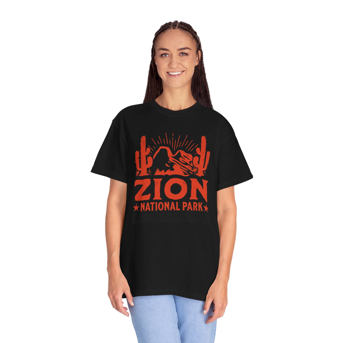 Zion National Park Cactus Souvenir Tee