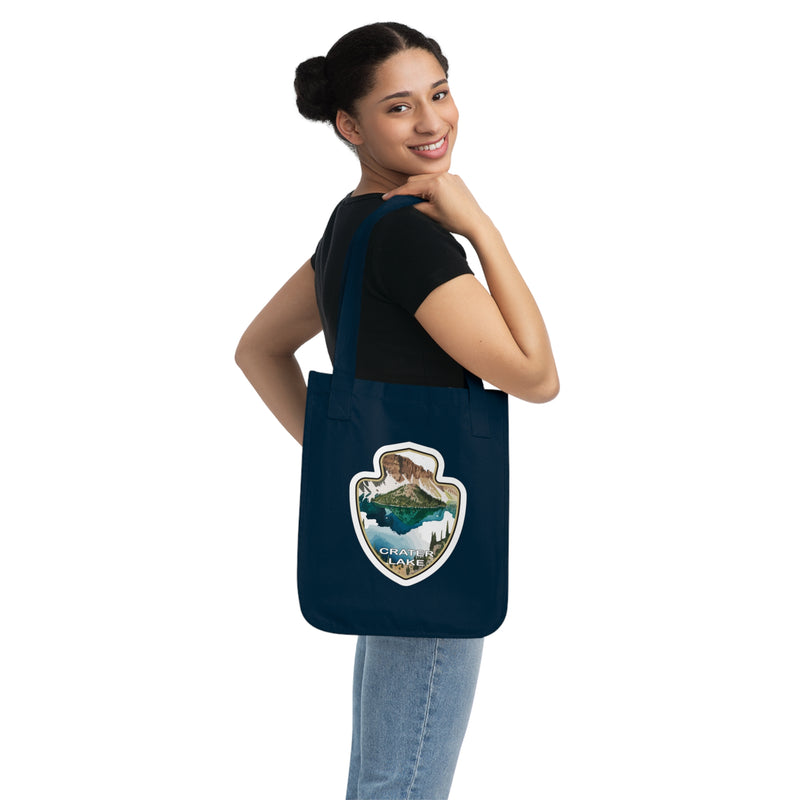 Crater Lake National Park Organic Canvas Tote Bag