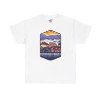 Petrified Forest National Park T-Shirt with Vibrant Landscape Illustration