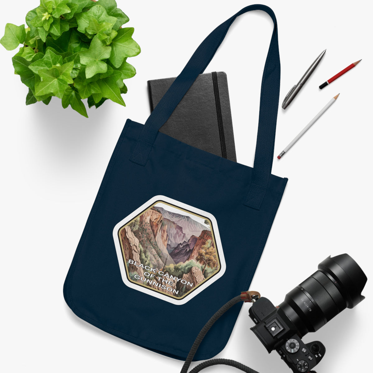 Black Canyon National Park Organic Canvas Tote Bag