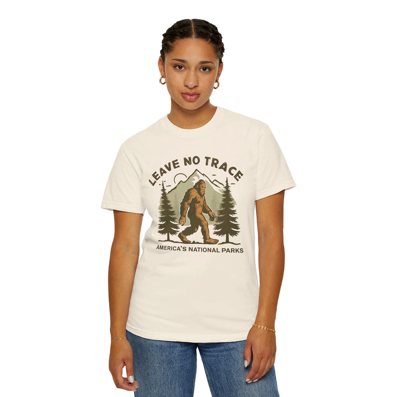 Bigfoot Leave No Trace National Parks Souvenir Tee