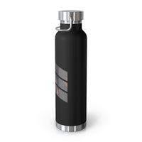 Image of a stainless steel water bottle featuring a design from Arches National Park in Utah.