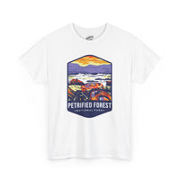 Petrified Forest National Park T-Shirt with Vibrant Landscape Illustration