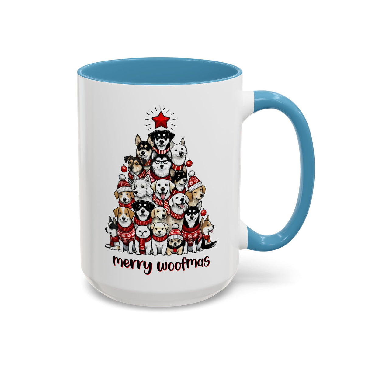 Merry Woofmas Dog Lover Christmas Mug