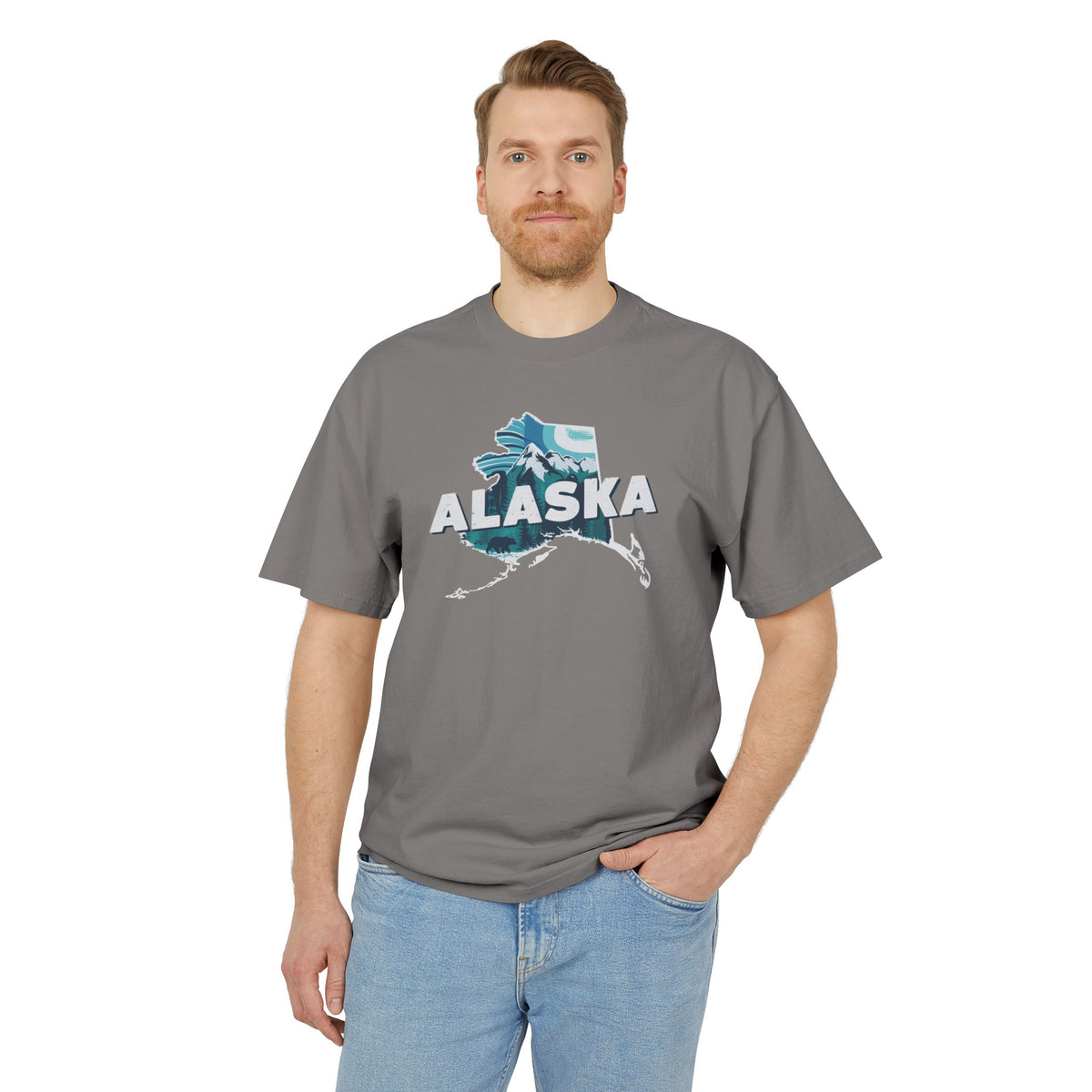 Alaska Retro Unisex Heavy Faded Tee