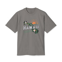 Hawaii Retro State Unisex Heavy Faded Tee