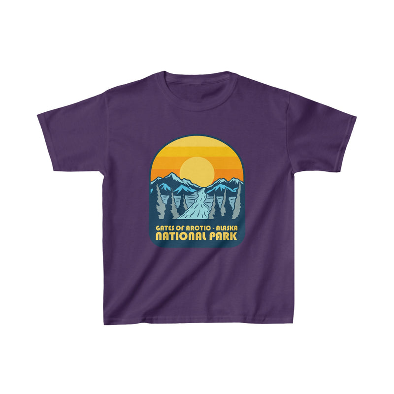 Gates of the arctic national park kids souvenir t-shirt