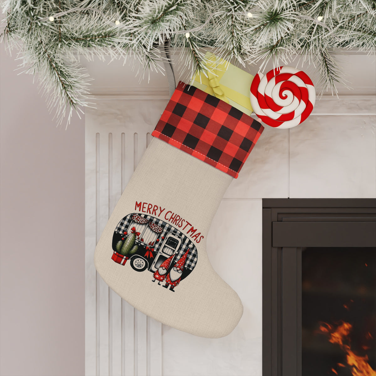 Camping Christmas Stocking