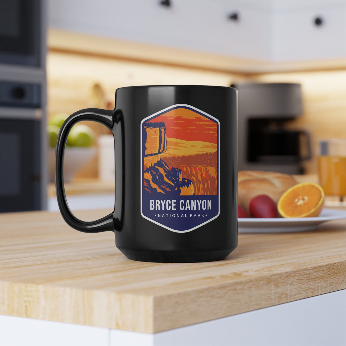 Bryce Canyon National Park Black Coffee Mug