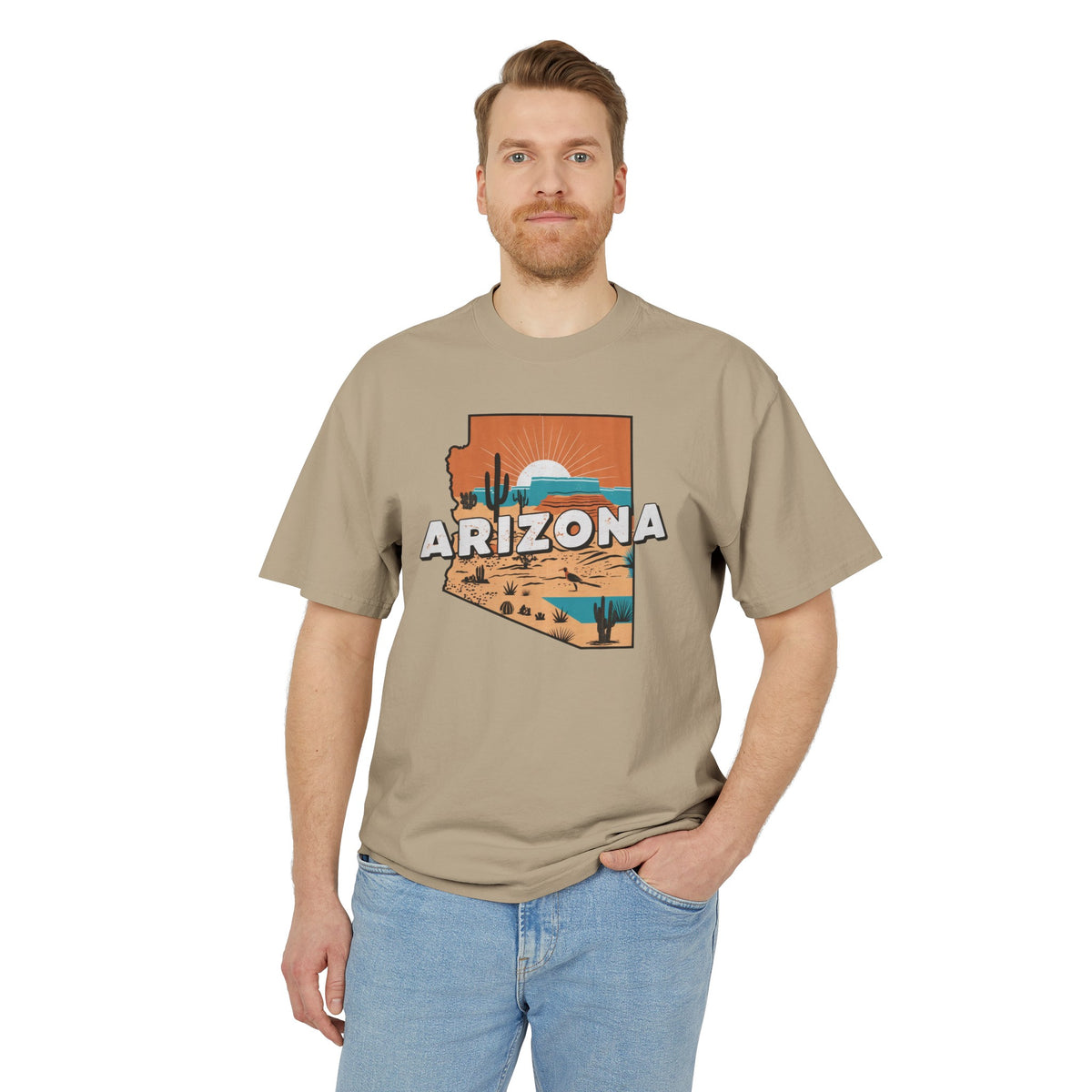 Arizona Retro Unisex Heavy Faded Tee