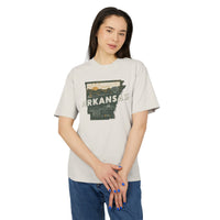 Arkansas Retro Unisex Heavy Faded Tee