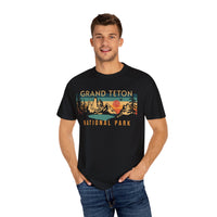 Grand Teton Scenic Souvenir Tee with Sunset