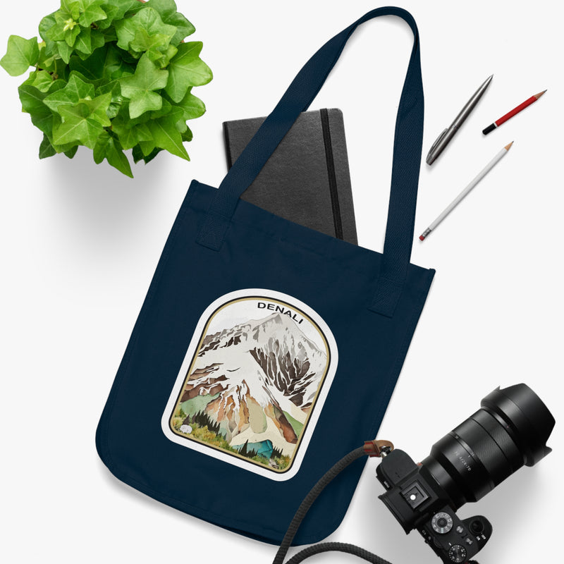 Denali National Park Organic Canvas Tote Bag