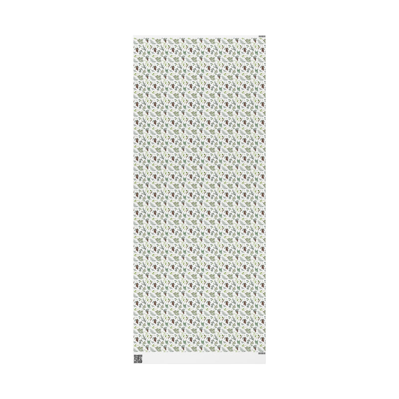 Forest Pinecones Pattern Wrapping Papers