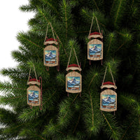 Glacier National Park Christmas Sled Ornament