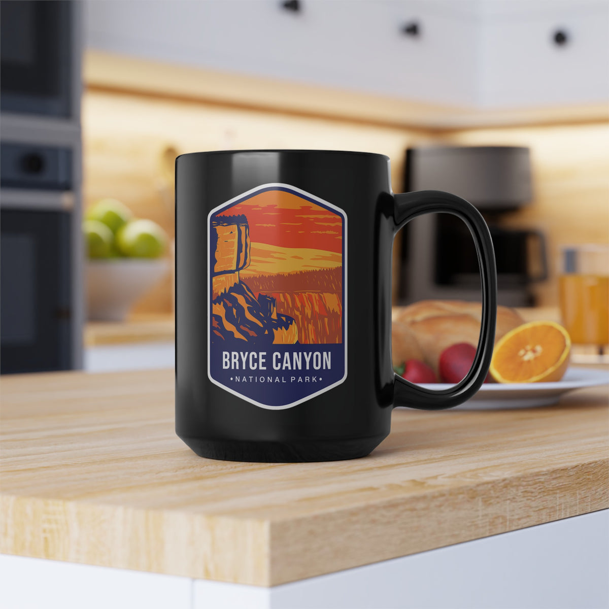 Bryce Canyon National Park Black Coffee Mug