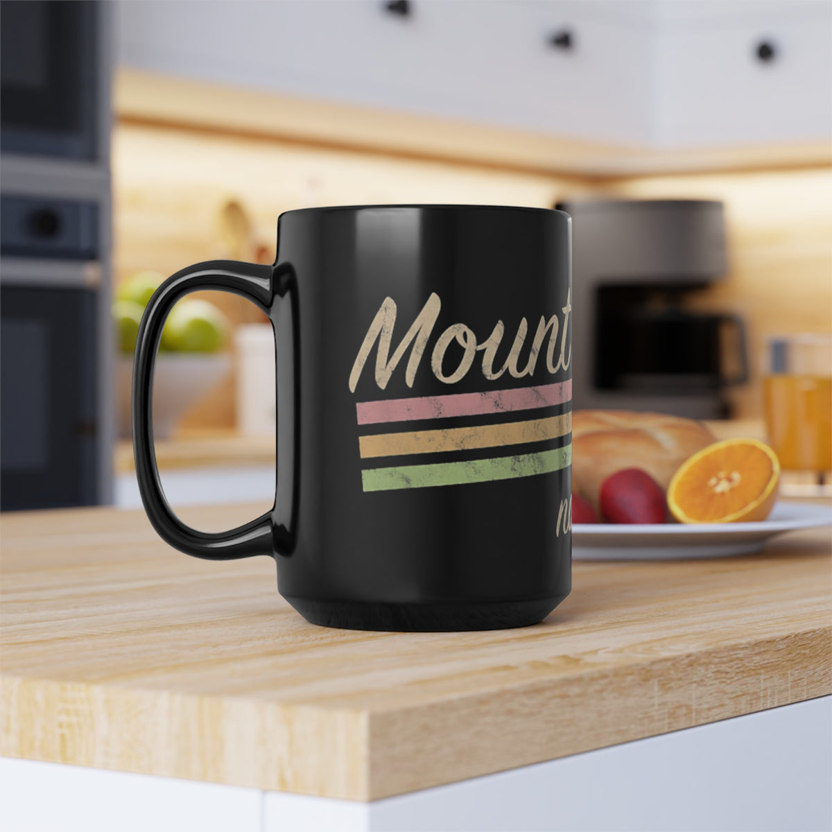 Mount Rainier Stripes Mug Souvenir