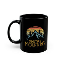 Great Smoky Mountains National Park souvenir mug with sunrise design