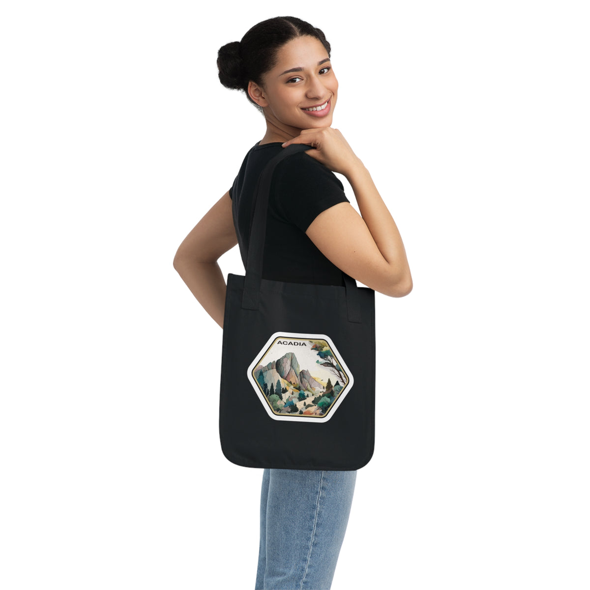 Acadia National Park Organic Canvas Tote Bag