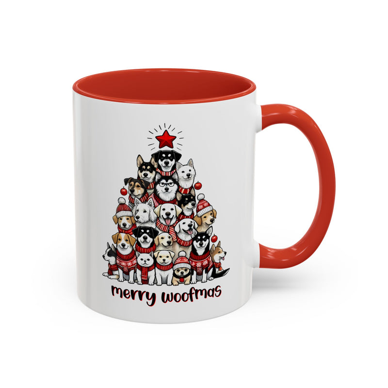 Merry Woofmas Dog Lover Christmas Mug