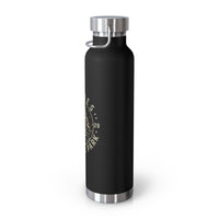 Image of a stainless steel water bottle featuring a design from Arches National Park in Utah.