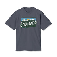 Colorado Retro State Unisex Heavy Faded Tee