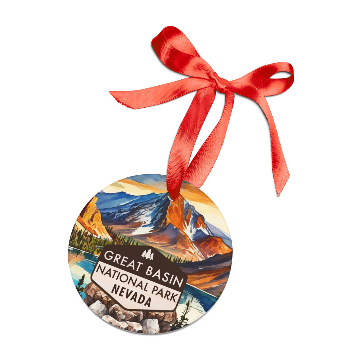 Great Basin Christmas Ornament with Ribbon