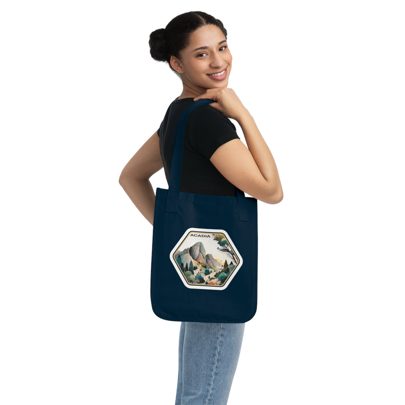 Acadia National Park Organic Canvas Tote Bag