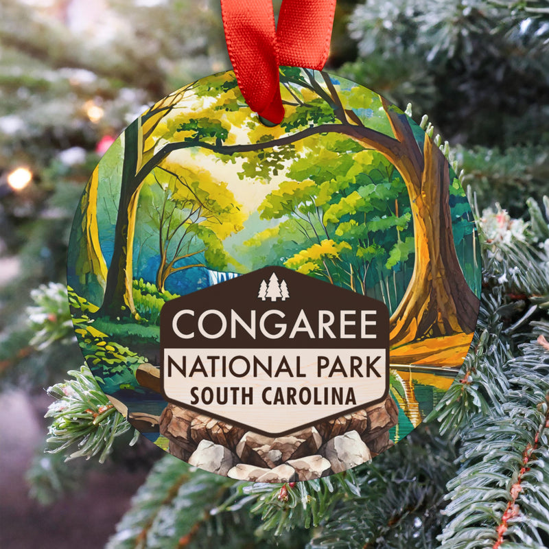 Congaree Christmas Ornament with Ribbon