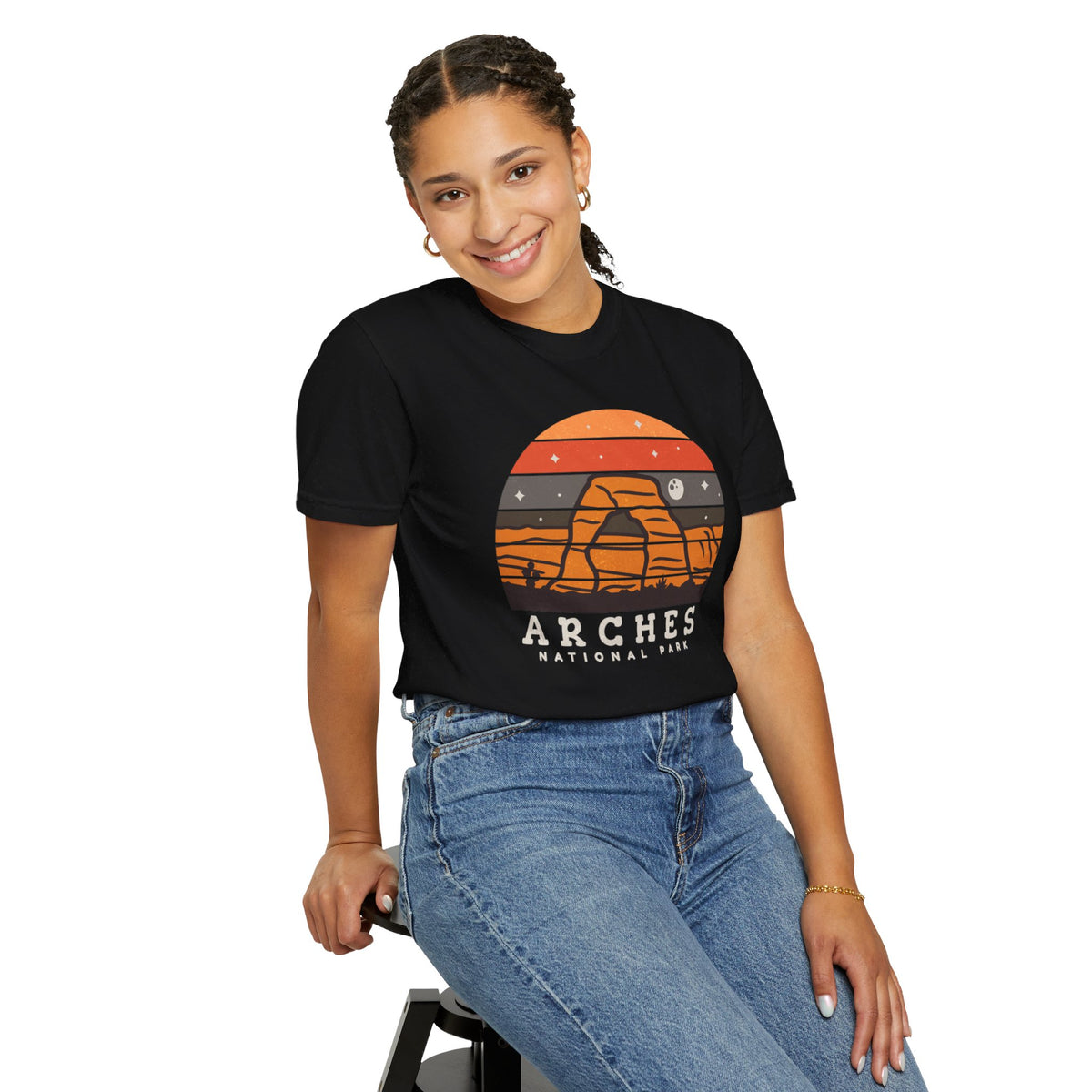 Arches National Park Sunset Souvenir Tee