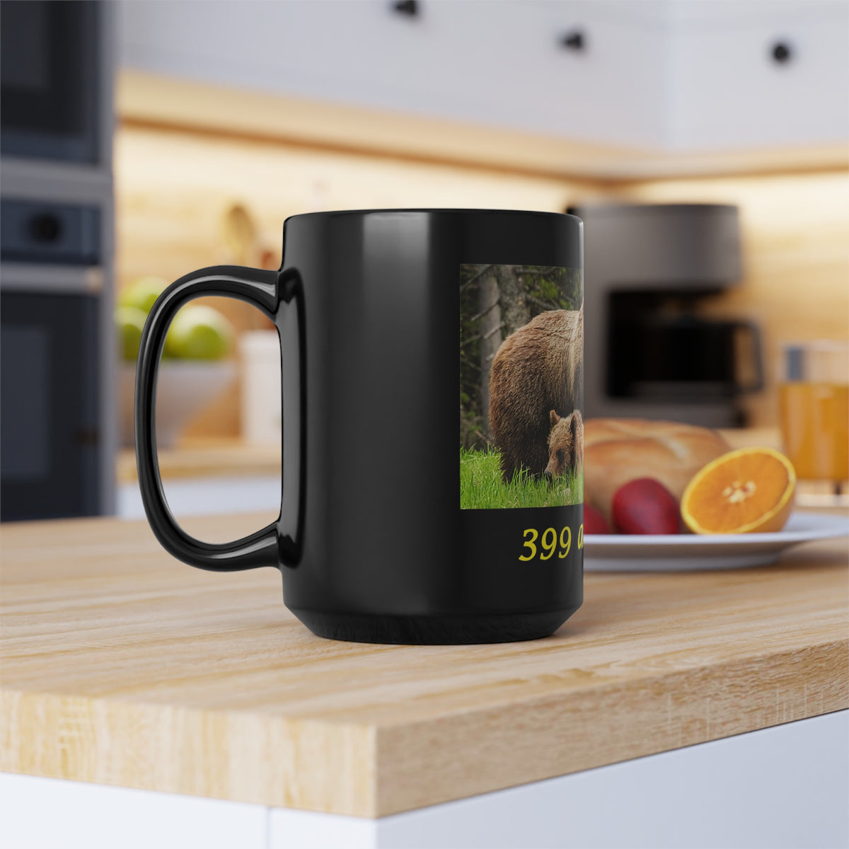 Grand Teton Bear 399 and Cubs Souvenir Mug