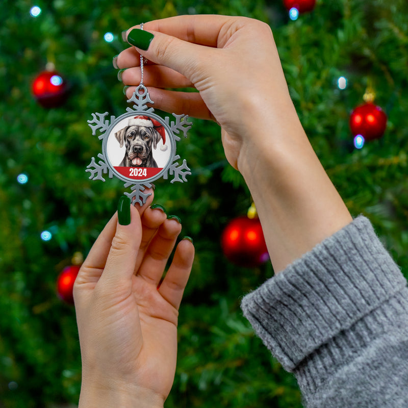 Great Dane 2024 Christmas Ornament with Gift Box