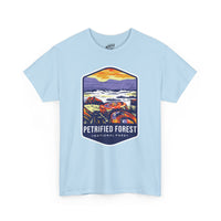 Petrified Forest National Park T-Shirt with Vibrant Landscape Illustration