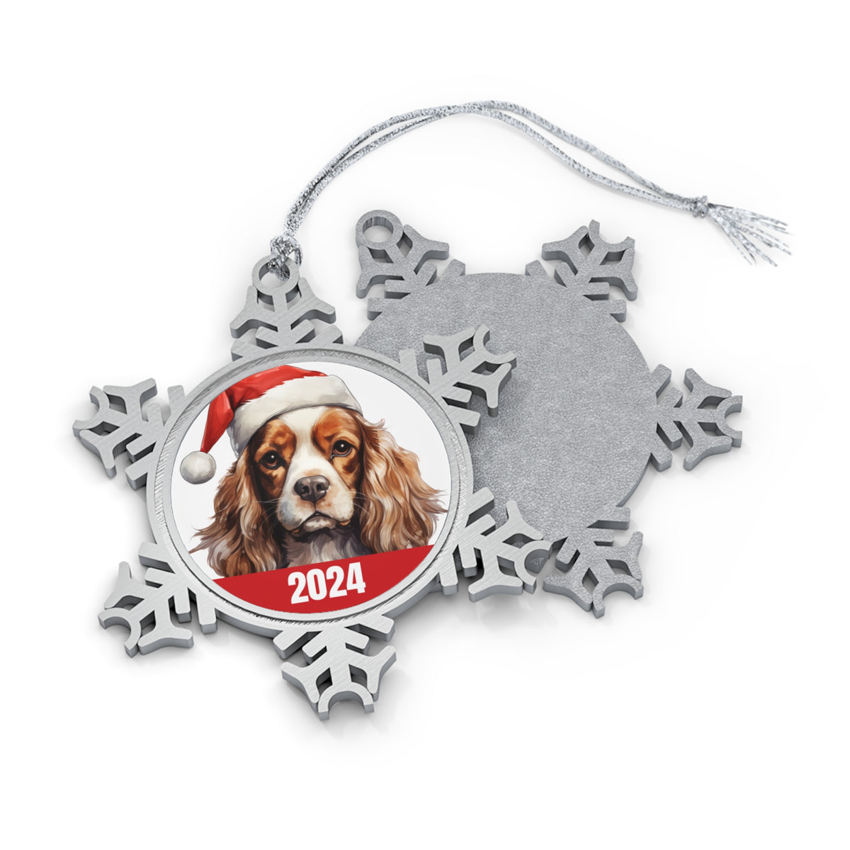 Cavalier King Charles Spaniel 2024 Christmas Ornament