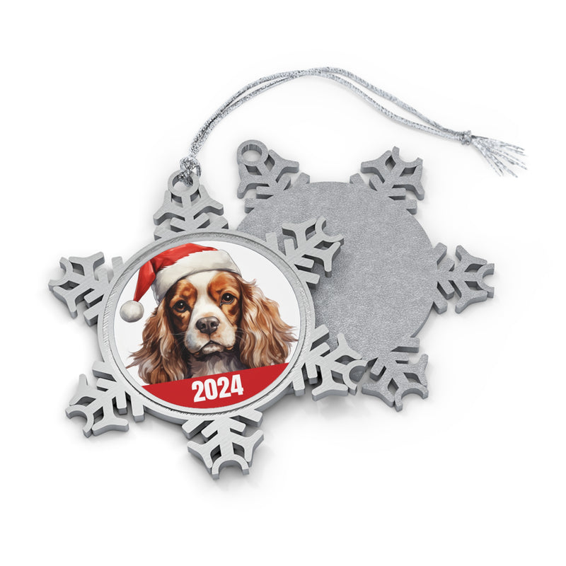 Cavalier King Charles Spaniel 2024 Christmas Ornament