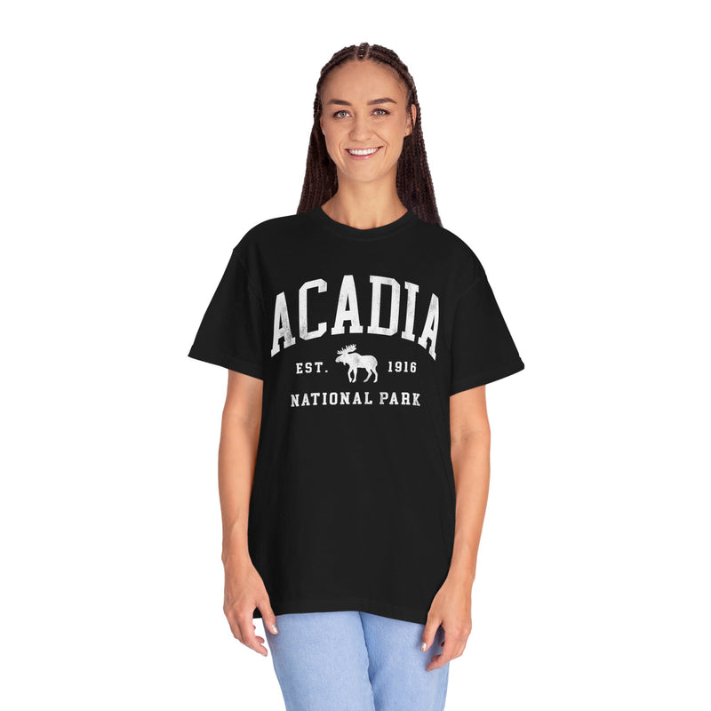 Acadia National Park Moose Souvenir Tee