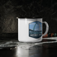 Gateway Arch National Park Enamel Camp Cup