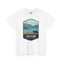 Lake Clark National Park T-Shirt with Bear and Mountain Lake Scene