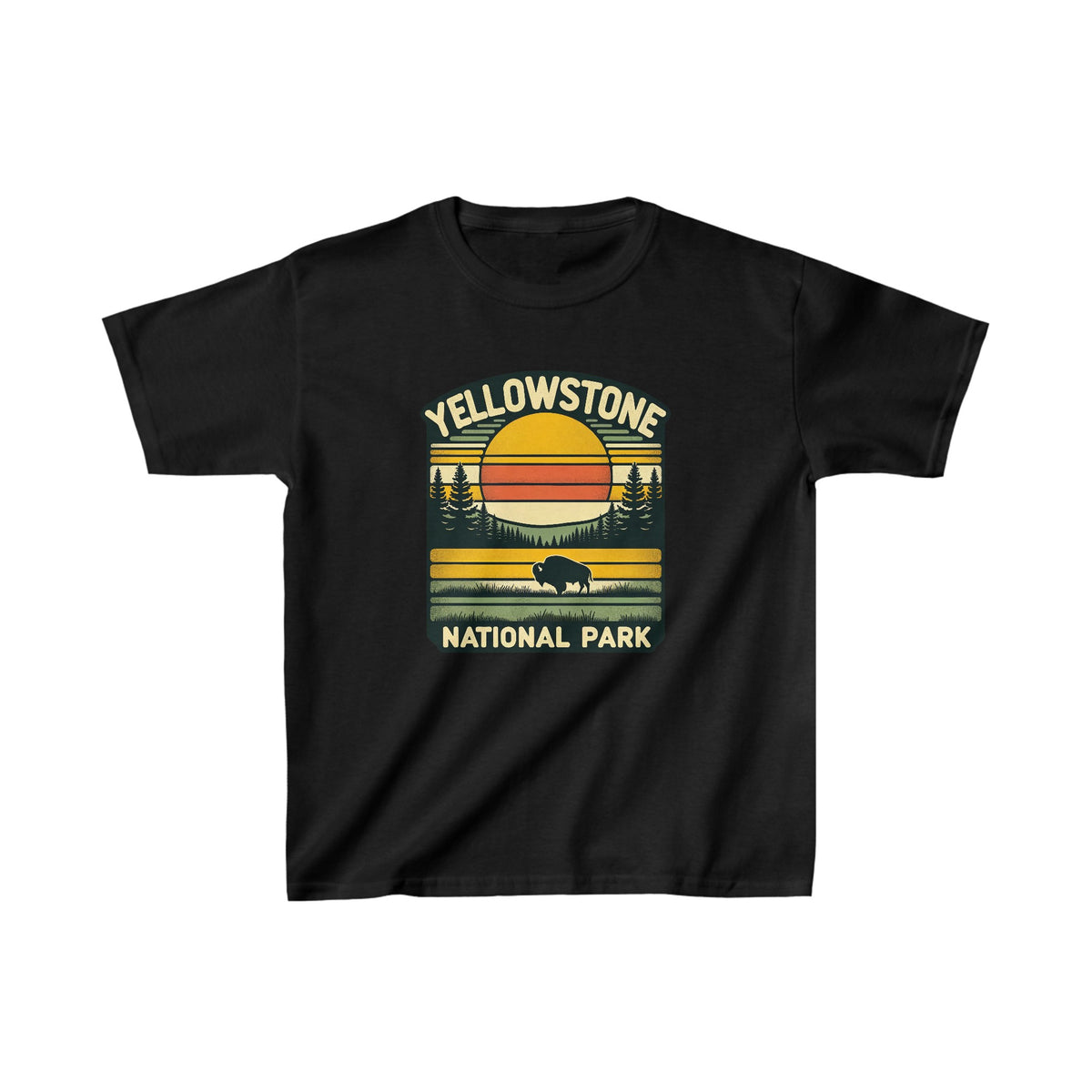 Kids Yellowstone National Park Unisex Souvenir T-Shirt