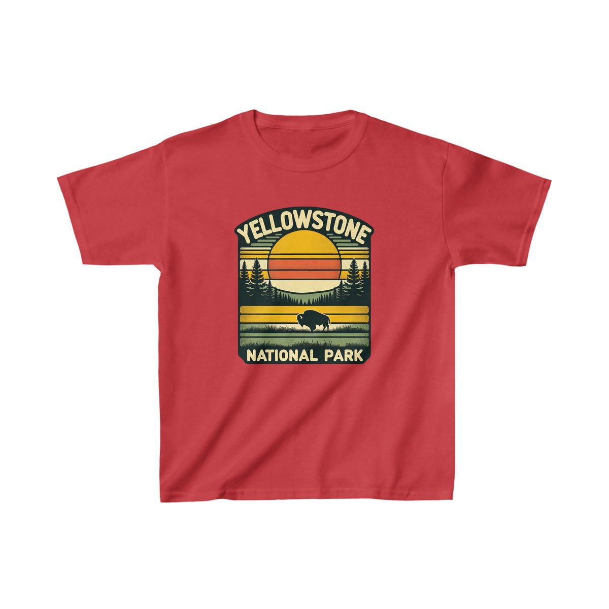 Kids Yellowstone National Park Unisex Souvenir T-Shirt