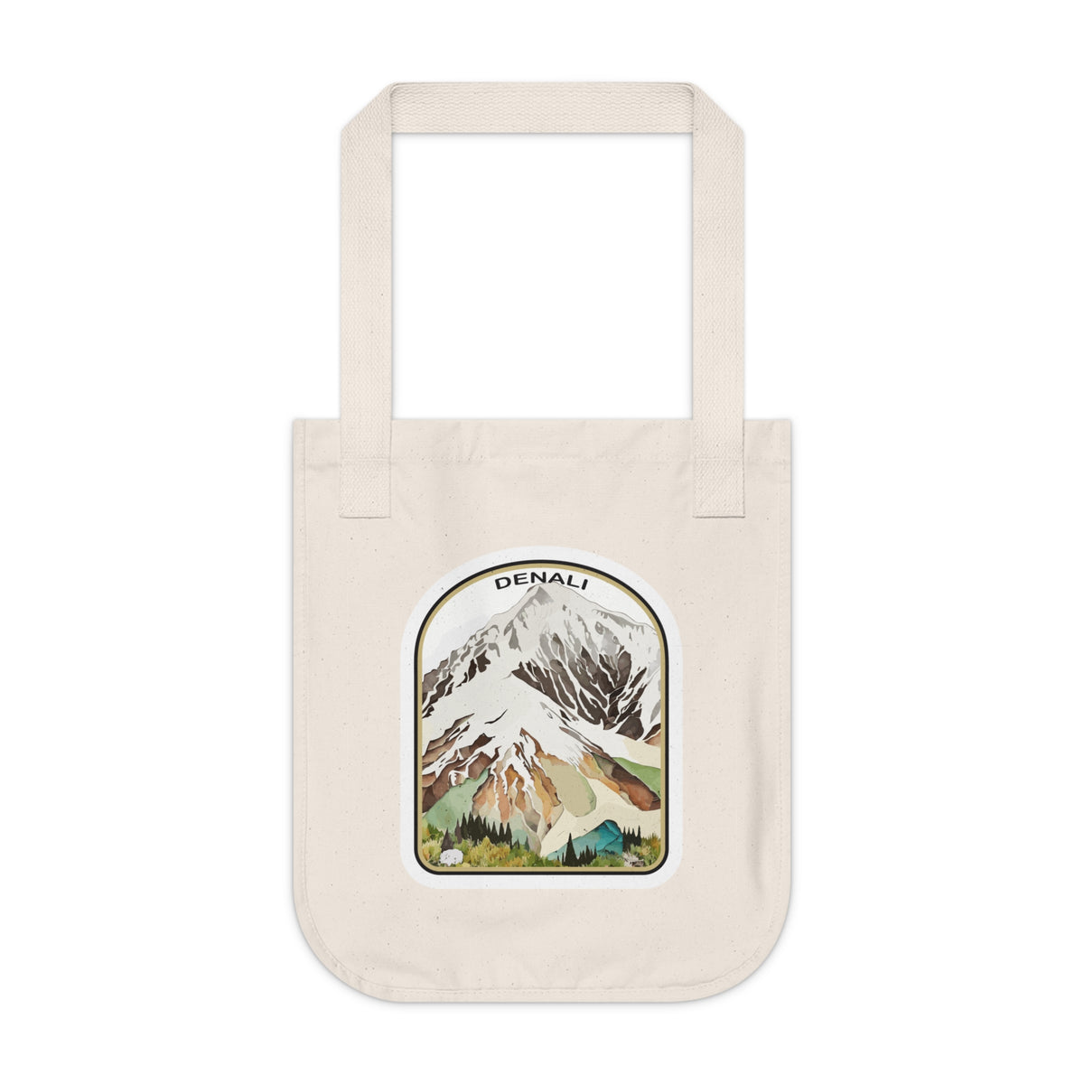 Denali National Park Organic Canvas Tote Bag