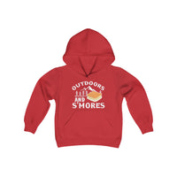 Outdoors and Smores Kids Hooded Sweatshirt