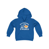 Outdoors and Smores Kids Hooded Sweatshirt