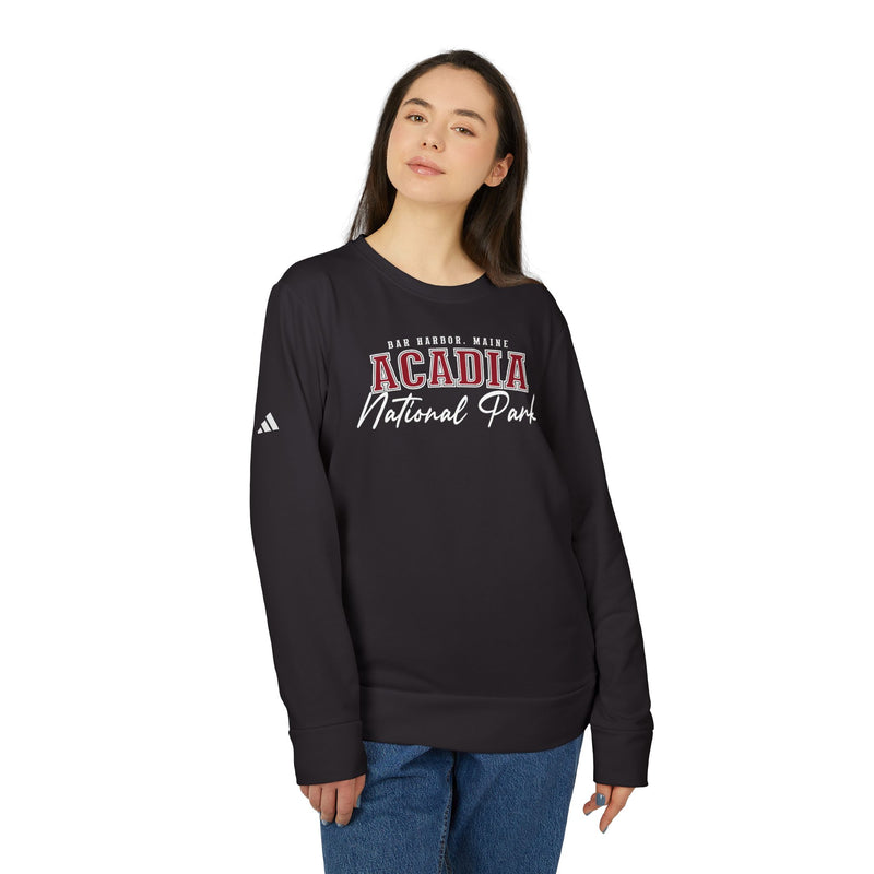 Acadia National Park adidas Unisex Fleece Crewneck Sweatshirt